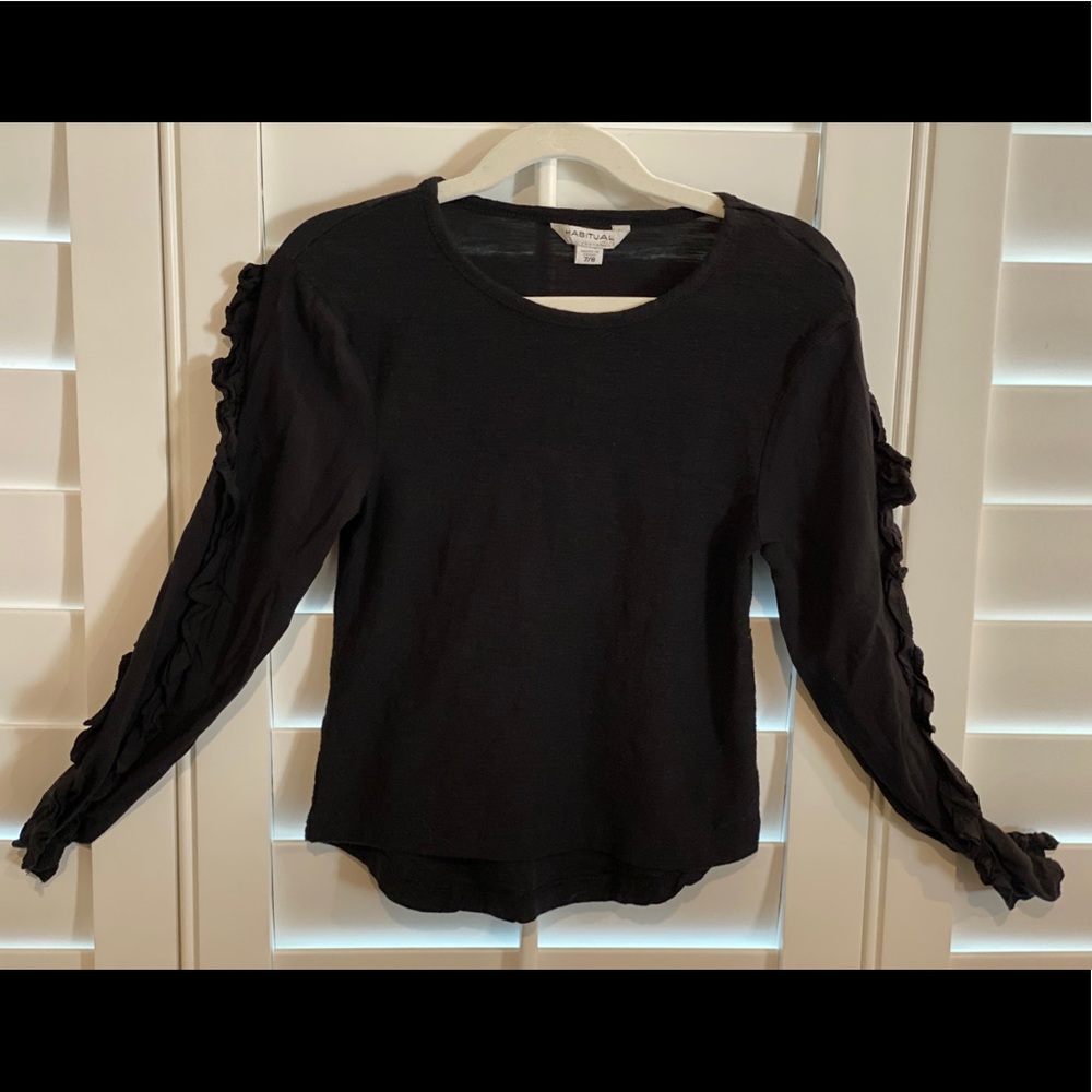 Habitual ruffle-sleeve shirt